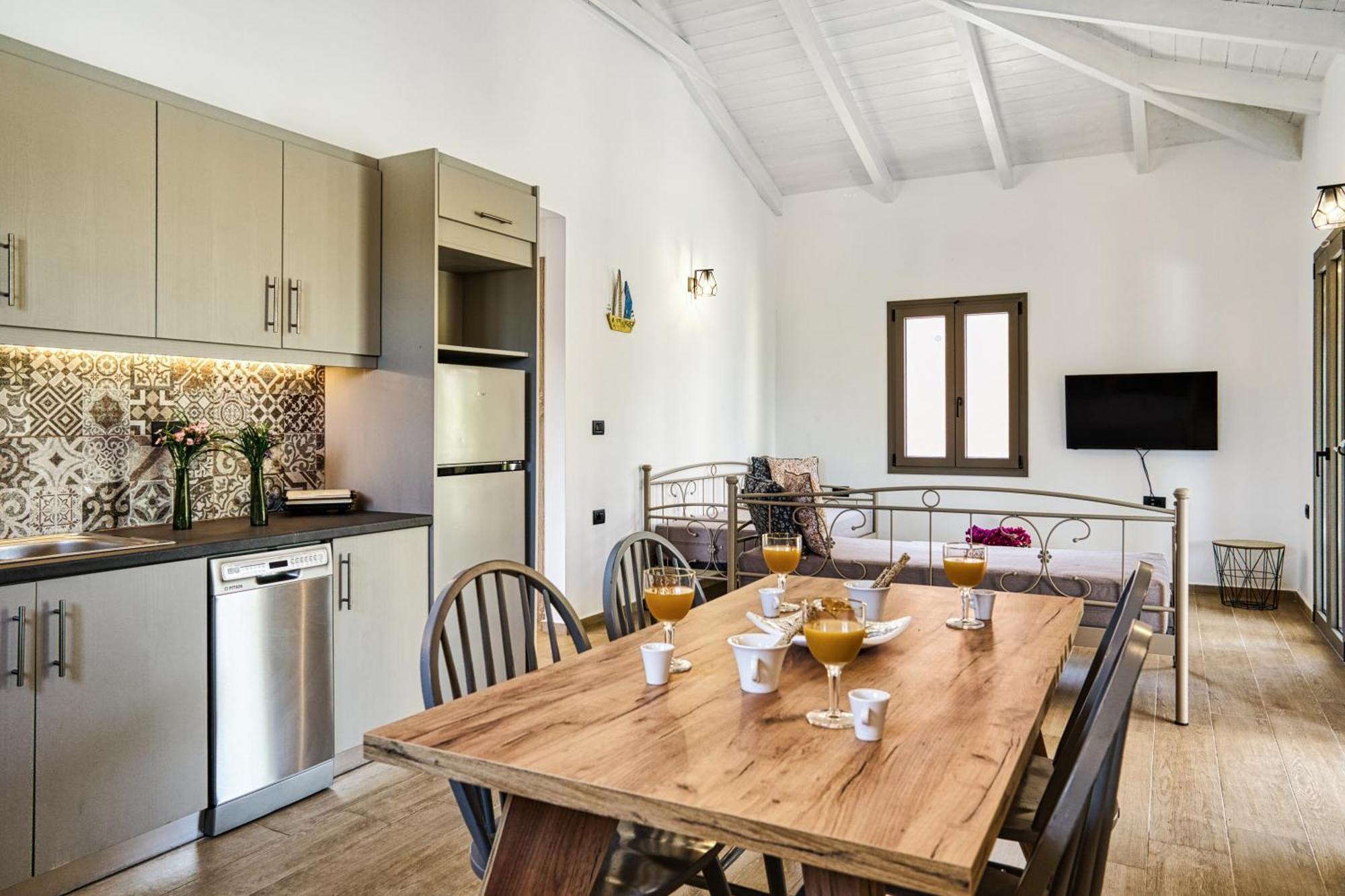 Astarte Villas - Astra Private Villas With Pool Vasilikí 外观 照片