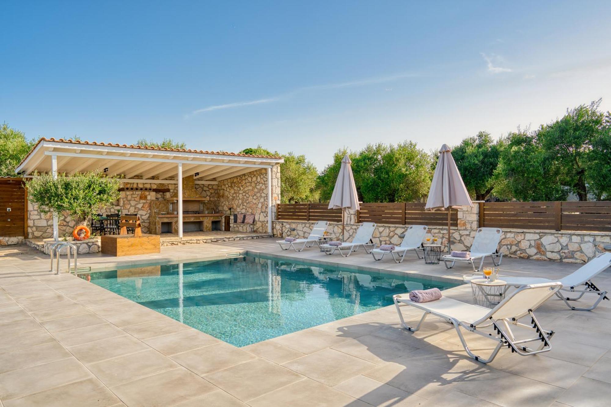 Astarte Villas - Astra Private Villas With Pool Vasilikí 外观 照片