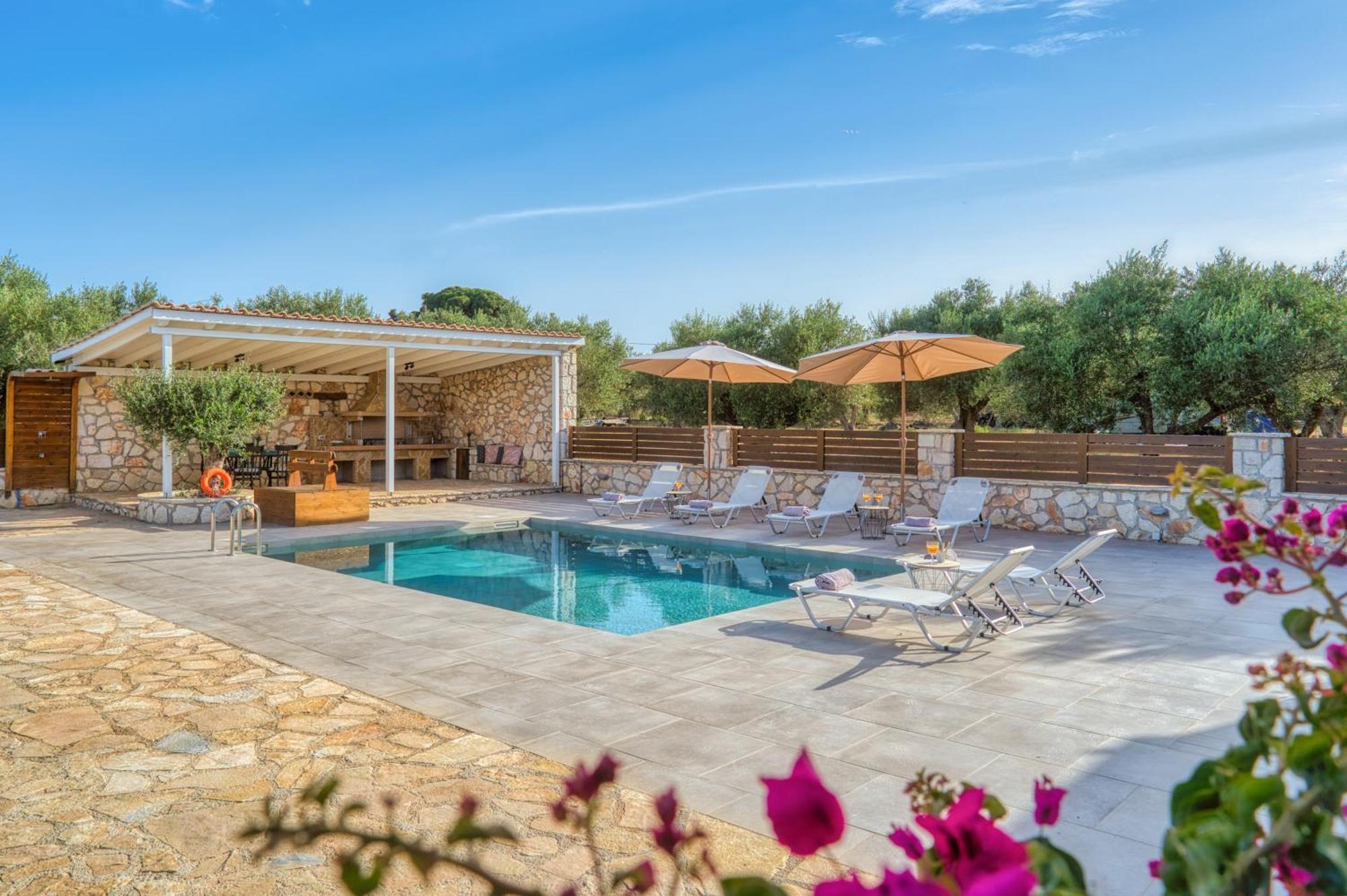 Astarte Villas - Astra Private Villas With Pool Vasilikí 外观 照片