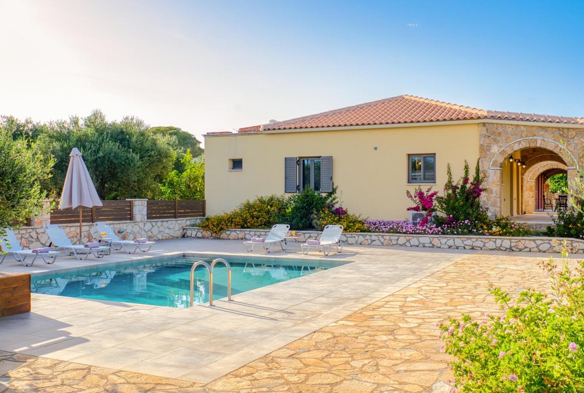 Astarte Villas - Astra Private Villas With Pool Vasilikí 外观 照片