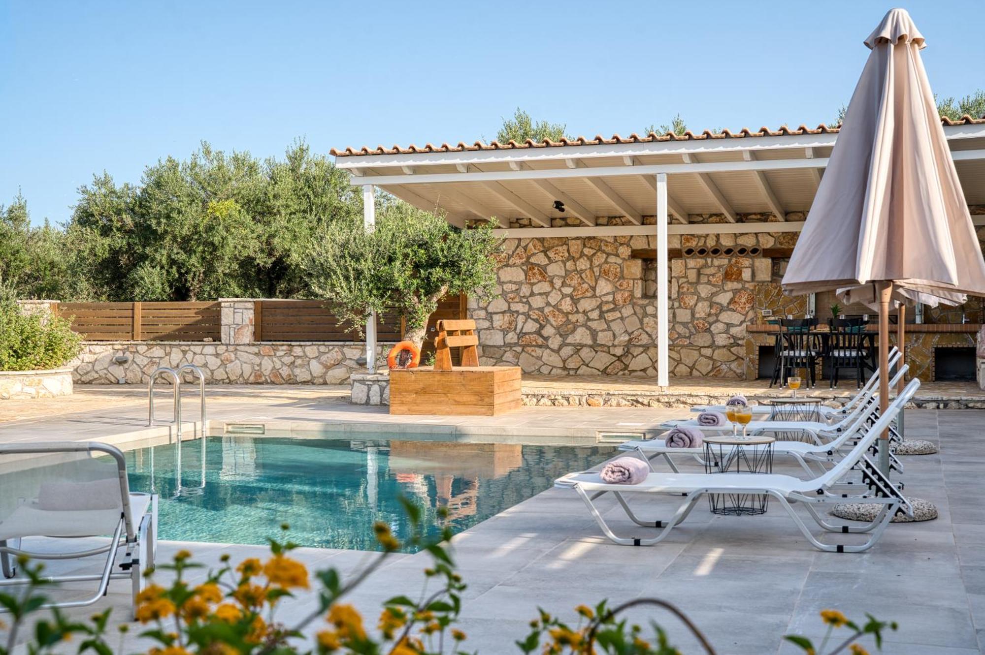 Astarte Villas - Astra Private Villas With Pool Vasilikí 外观 照片